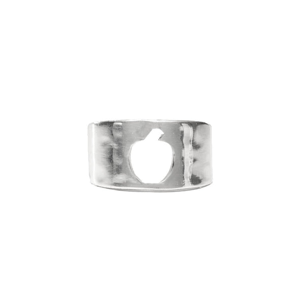RC Apple Cut Out Ring - Silver