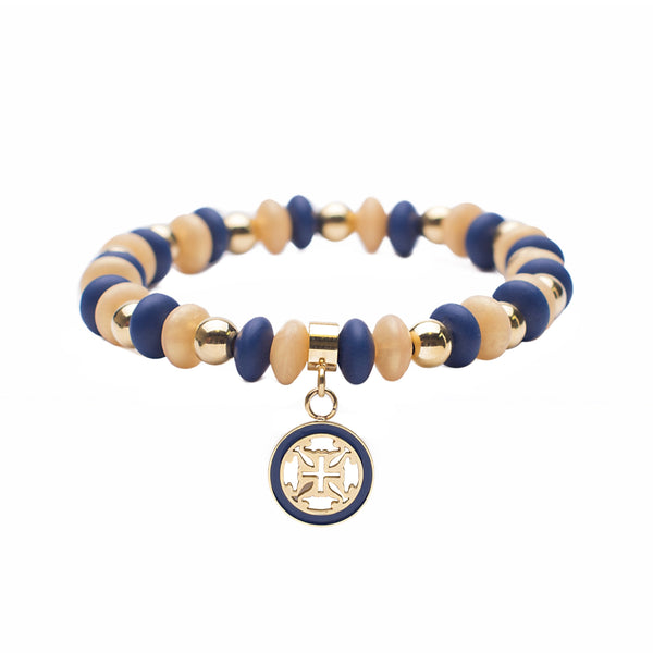 Courtney Game Day - Navy Blue/Gold with Gold