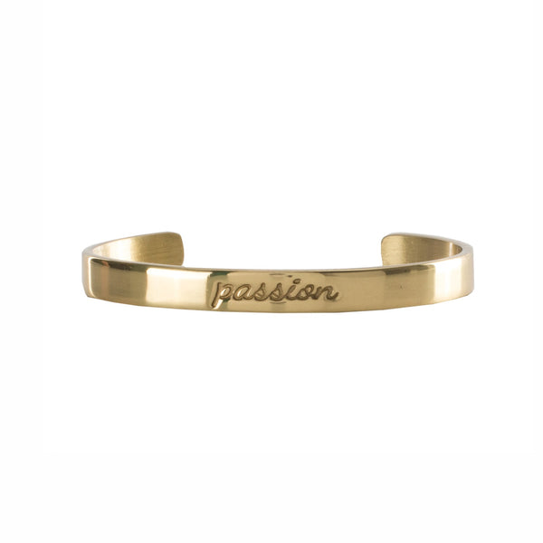 Engraved .25 - Passion - Gold