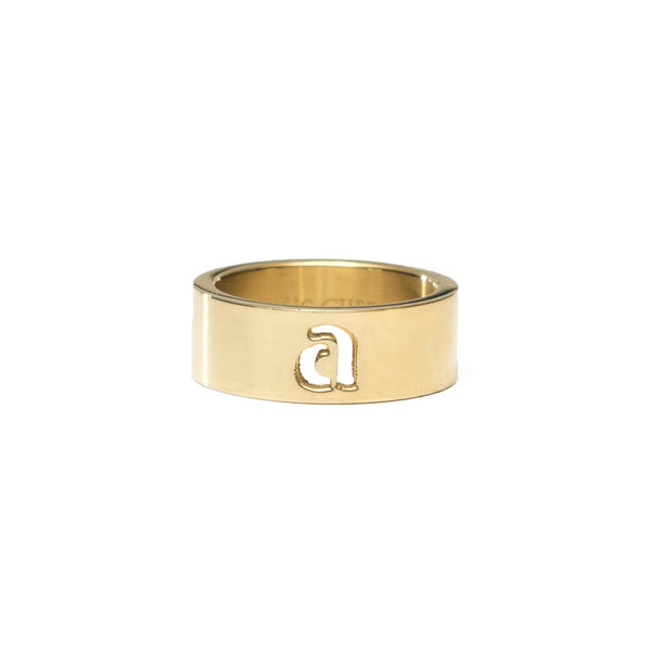 RC Initial Ring - Gold (Sizes 5-8)