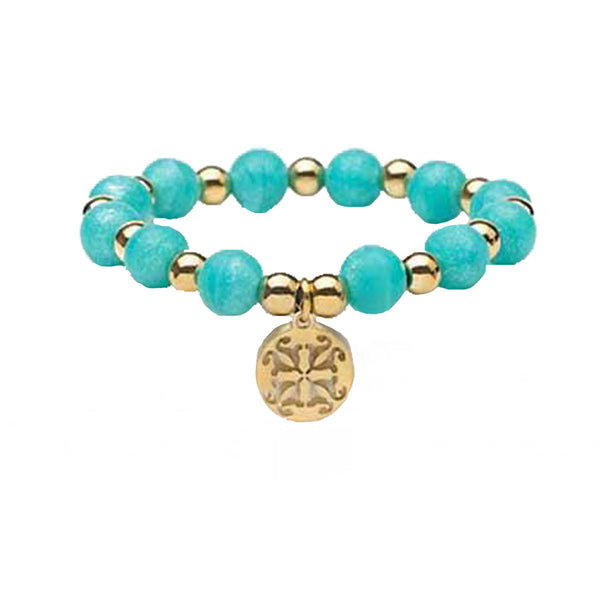RC Girls Erin Pearlized Turquoise with Gold